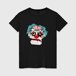 Женская футболка Череп клоуна