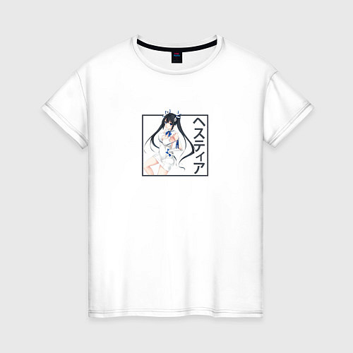 Женская футболка Красотка Гестия / Белый – фото 1