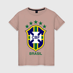 Женская футболка Brasil CBF