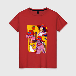 Женская футболка Эйс во всей красе - Ван Пис