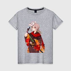 Женская футболка Каэдэхара Кадзуха с мечом