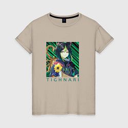 Женская футболка Тигнари Лесной страж
