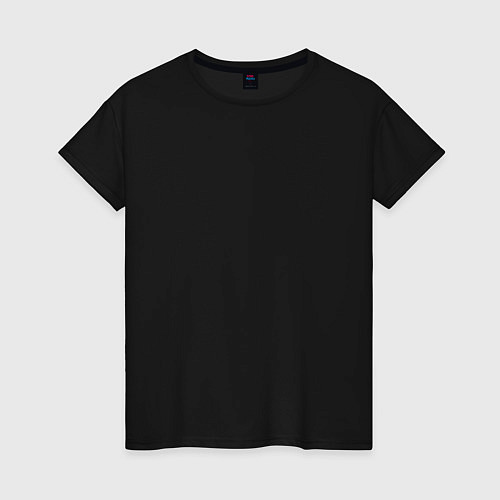 Женская футболка Лого Киберпанка 2077 / Черный – фото 1