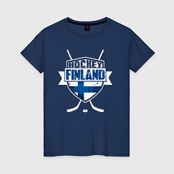 Женская футболка Хоккей Финляндия