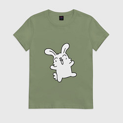 Женская футболка Happy Bunny