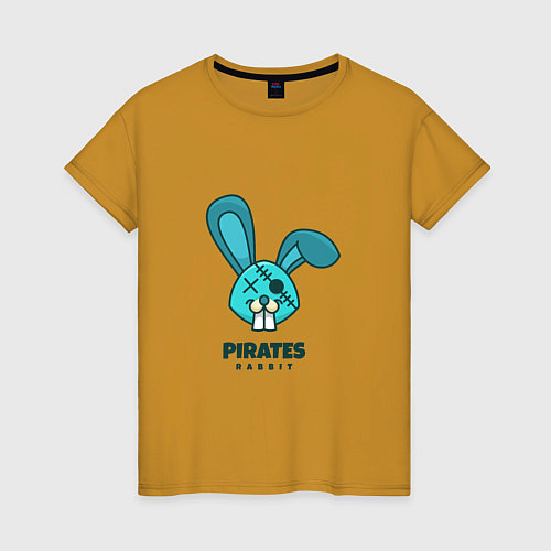 Женская футболка Pirates rabbit / Горчичный – фото 1