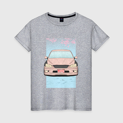 Женская футболка Toyota Altezza stance / Меланж – фото 1