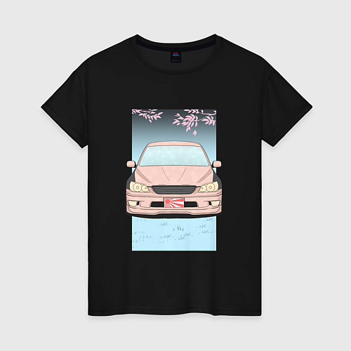 Женская футболка Toyota Altezza stance / Черный – фото 1