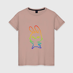 Женская футболка Color Rabbit