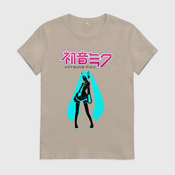 Женская футболка Вокалоид Хацуне Мику