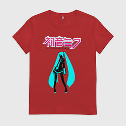 Женская футболка Вокалоид Хацуне Мику