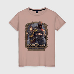 Женская футболка Атрей и Кратос GoW Ragnarok