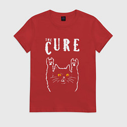 Женская футболка The Cure rock cat