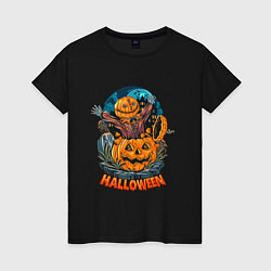 Женская футболка Halloween Scarecrow