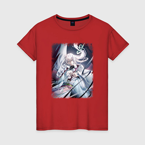 Женская футболка Юкито Орикаса арт - Семёрка идолов / Красный – фото 1