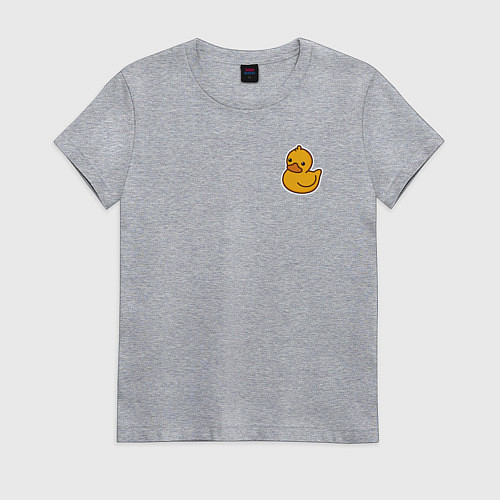 Женская футболка Утенок / Меланж – фото 1