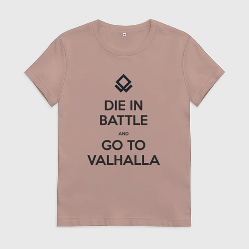 Женская футболка Go to Valhalla / Пыльно-розовый – фото 1