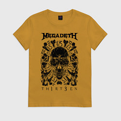 Женская футболка Megadeth Thirteen