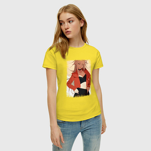Женская футболка Рэй - Красавчики детективы / Желтый – фото 3