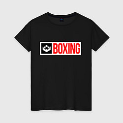 Женская футболка Ring of boxing