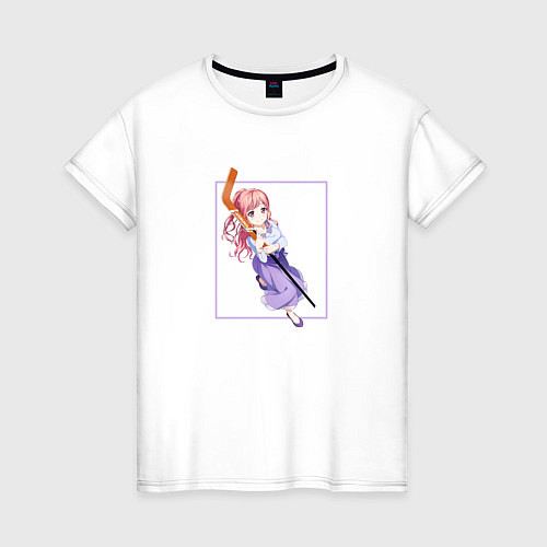 Женская футболка Каоруко Янагида - Пураоре гордость оранжевых / Белый – фото 1