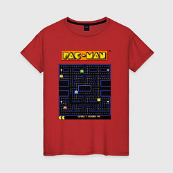 Женская футболка Pac-Man на ZX-Spectrum