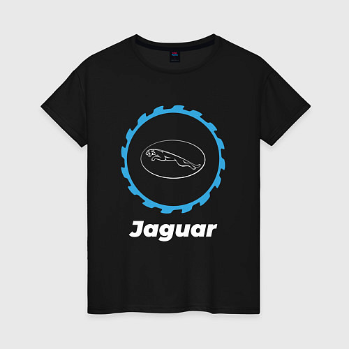 Женская футболка Jaguar в стиле Top Gear / Черный – фото 1