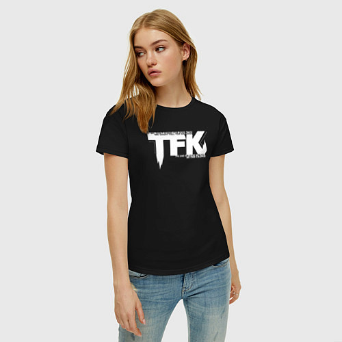 Женская футболка Thousand Foot Krutch лого / Черный – фото 3
