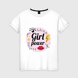 Женская футболка Beauty girl power