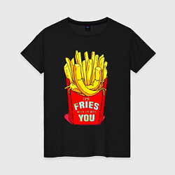 Женская футболка Time fries when Im with you
