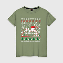 Женская футболка Счастливого Нового Года и Рождества