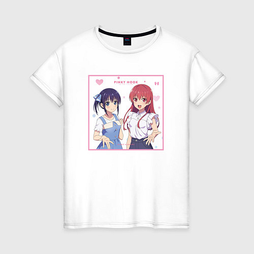Женская футболка Нагиса и Саки - Мои девушки / Белый – фото 1