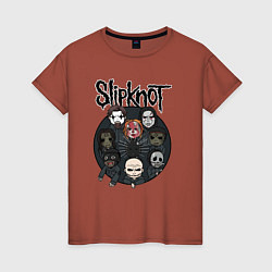 Женская футболка Slipknot art fan