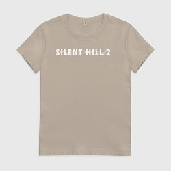Женская футболка Silent hill 2 remake logo