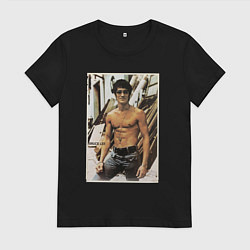 Женская футболка Брюс Ли - ретро постер