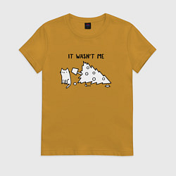Женская футболка Это не кот