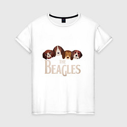 Женская футболка The Beagles