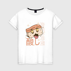 Женская футболка Kawaii суши
