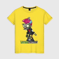 Женская футболка Зомби панк