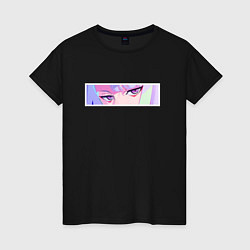 Женская футболка Глаза Люси из киберпанка