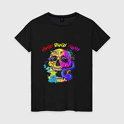 Женская футболка Crazy brazy trippy