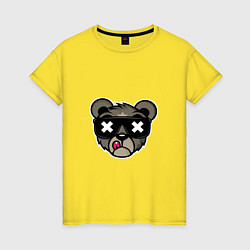 Женская футболка Медведь в солнцезащитных очках