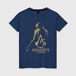 Футболка хлопковая женская Assassins creed 15 лет, цвет: тёмно-синий