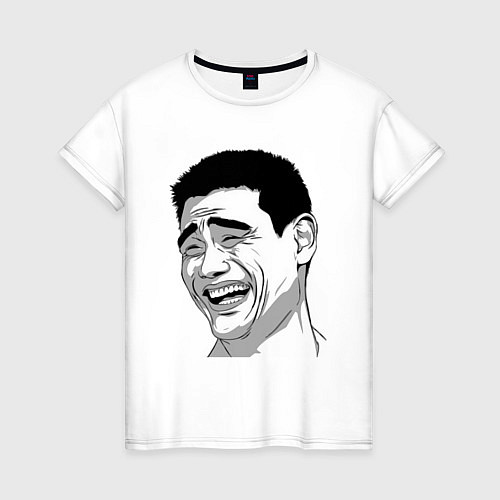 Женская футболка Yao Ming / Белый – фото 1