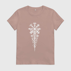 Женская футболка Шлем ужаса как став