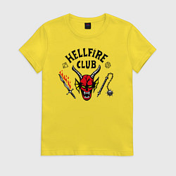 Женская футболка Hellfire сlub art