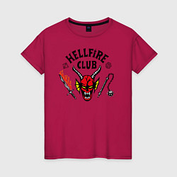 Женская футболка Hellfire сlub art