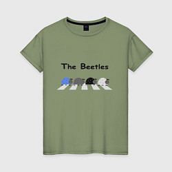 Женская футболка The Beetles