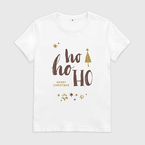 Женская футболка НГ 2023 / Белый – фото 1