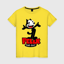 Женская футболка Felix the cat